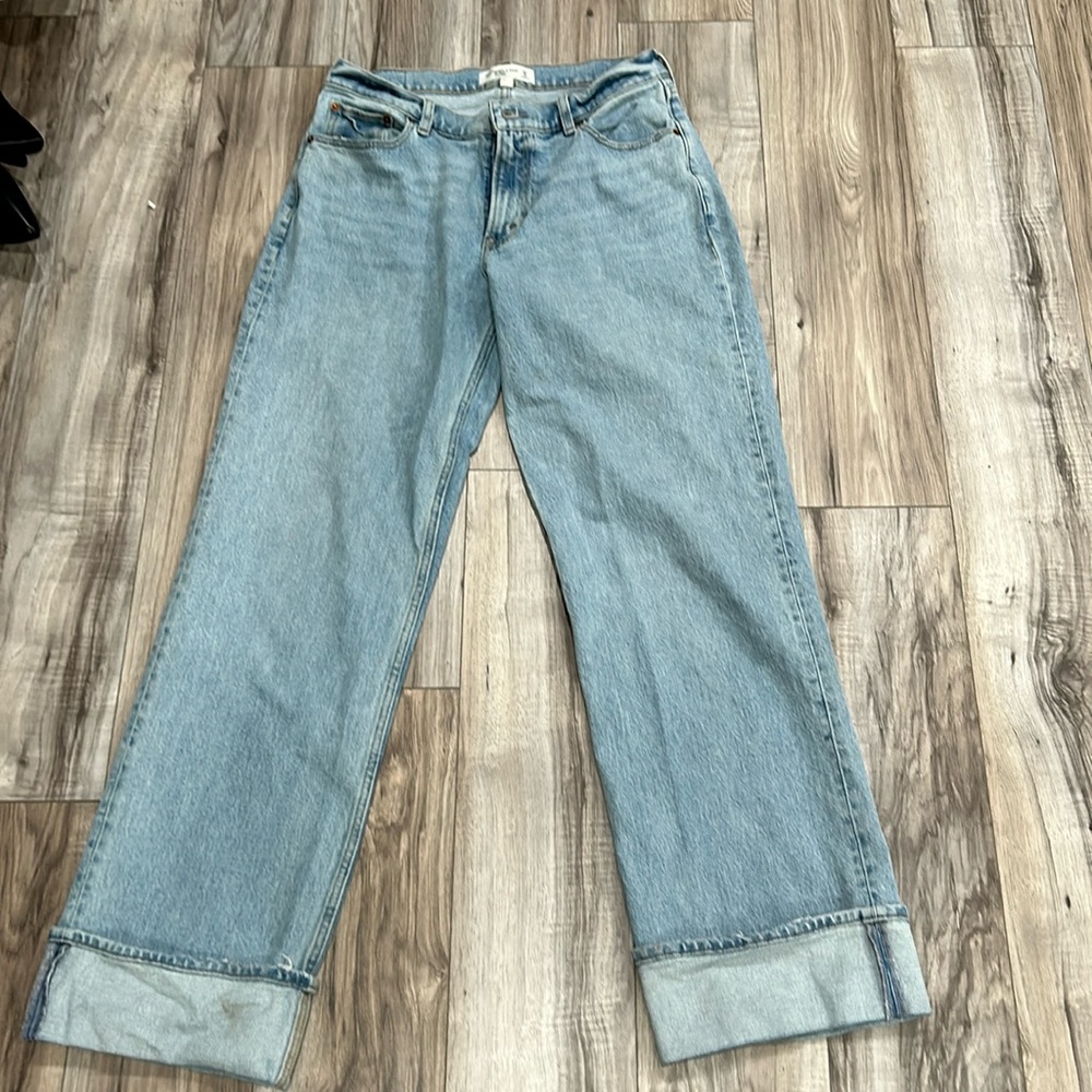 abercrombie low rise baggy jean Sz 27/4L